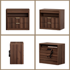 Fluted Executive Side Cabinet