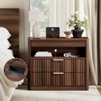Fluted Executive Side Cabinet