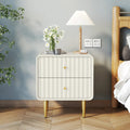 Ivory Gold Luxury Bedside Table
