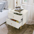 Ivory Gold Luxury Bedside Table