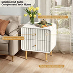 Ivory Gold Luxury Bedside Table