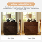 Arched Fluted Chest Bedside Table