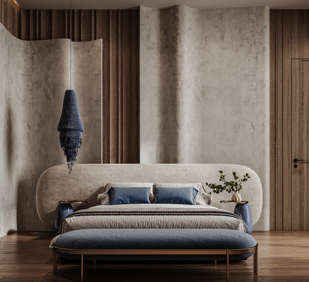 Velvet Curve Bed set