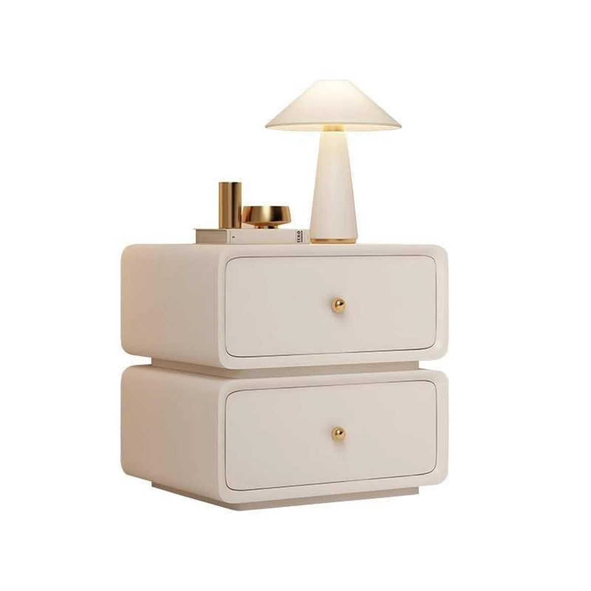 Minimal White Modern Bedside Table
