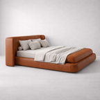 Executive Leather Bed Set