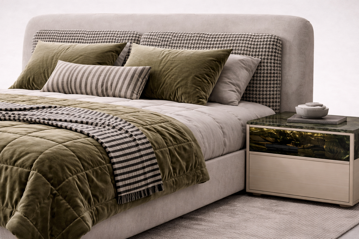 Grand Canopy Style Bed Set