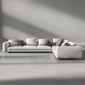 Luna Cloud L-Shape Sofa — view 1