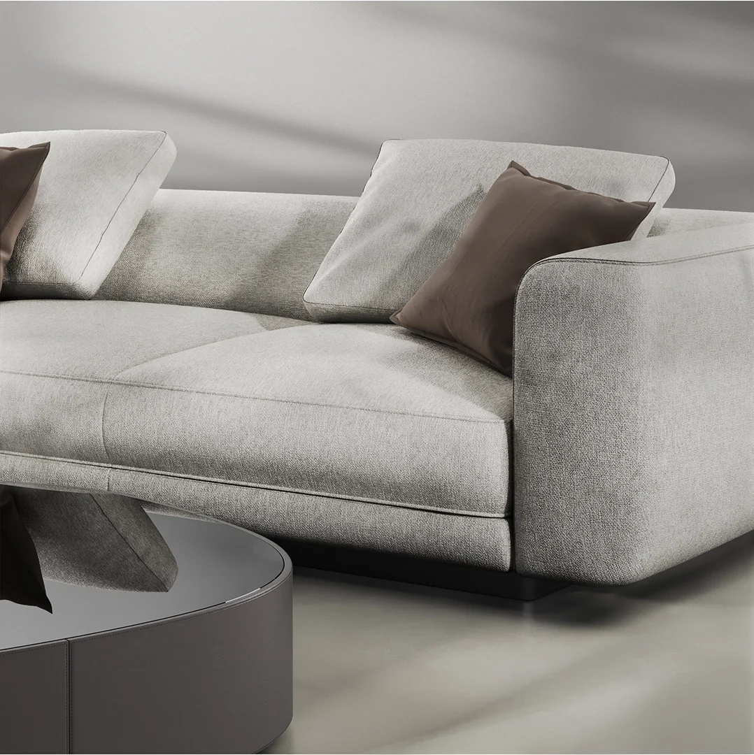 Luna Cloud L-Shape Sofa — view 4